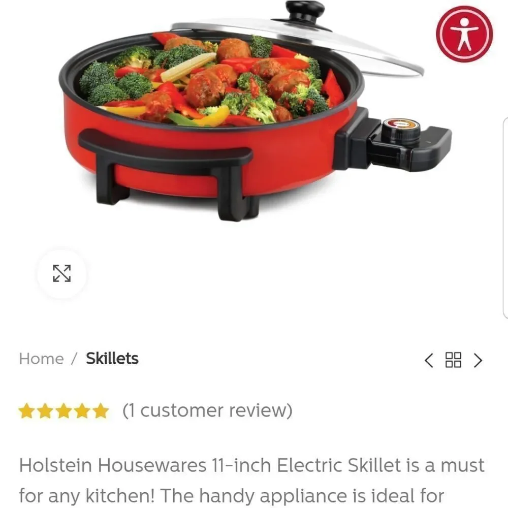 Holstein electric SKILLET 11'
